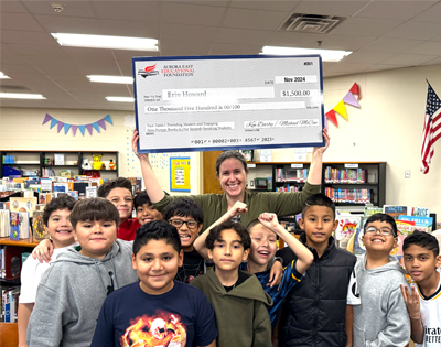 Our Librarian recieved a Mini Grant from AEEF