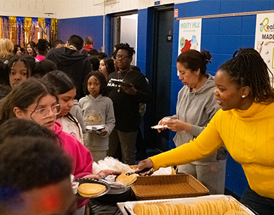 Pancakes with the Principal breakfast